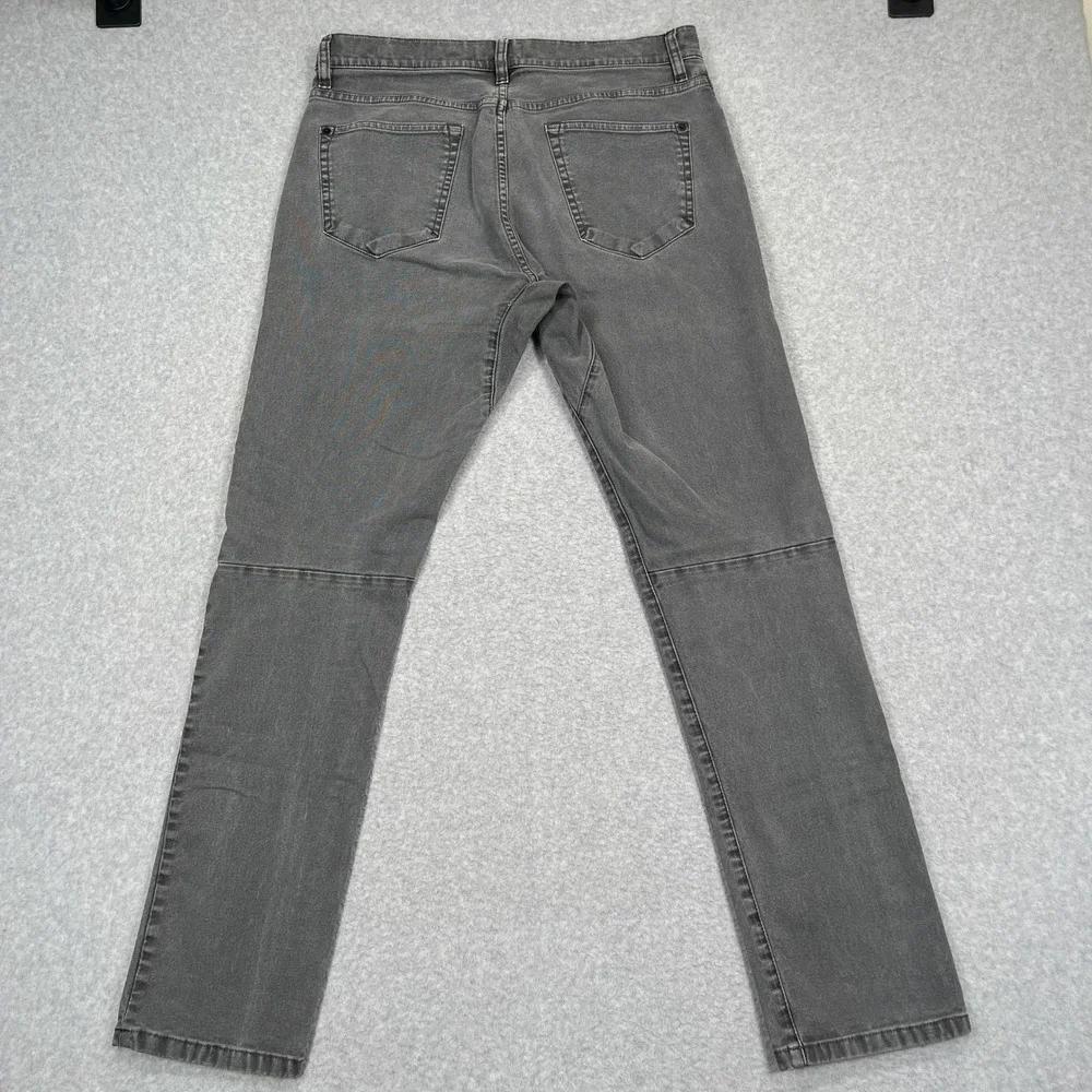 Proof Rover Pants Mens 33x32 (32x31) Gray Slim Stretch Workwear‎ Outdoor Canvas